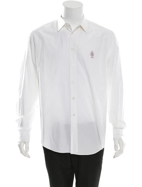 louis vuitton white long sleeve|Dress, Button Down, Collared Shirts .